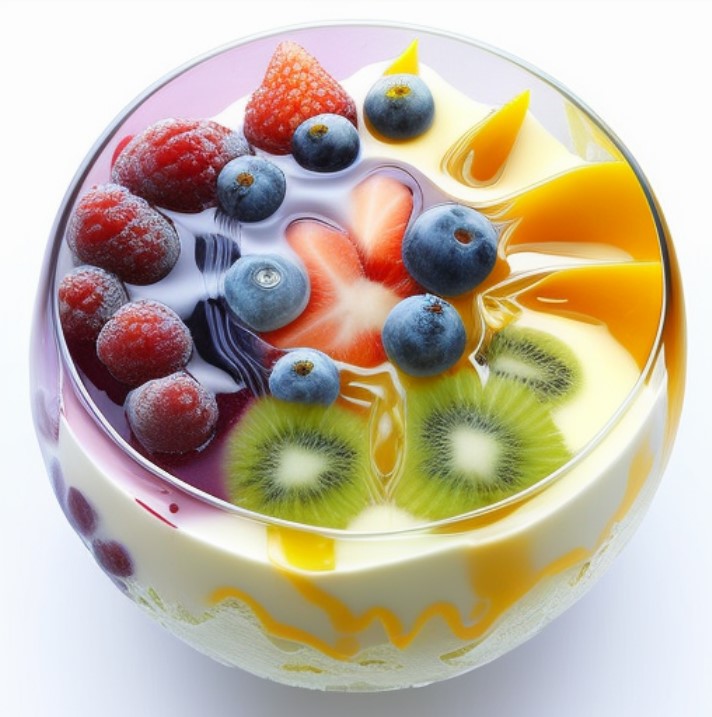 Детские фруктовые творожки и йогурты